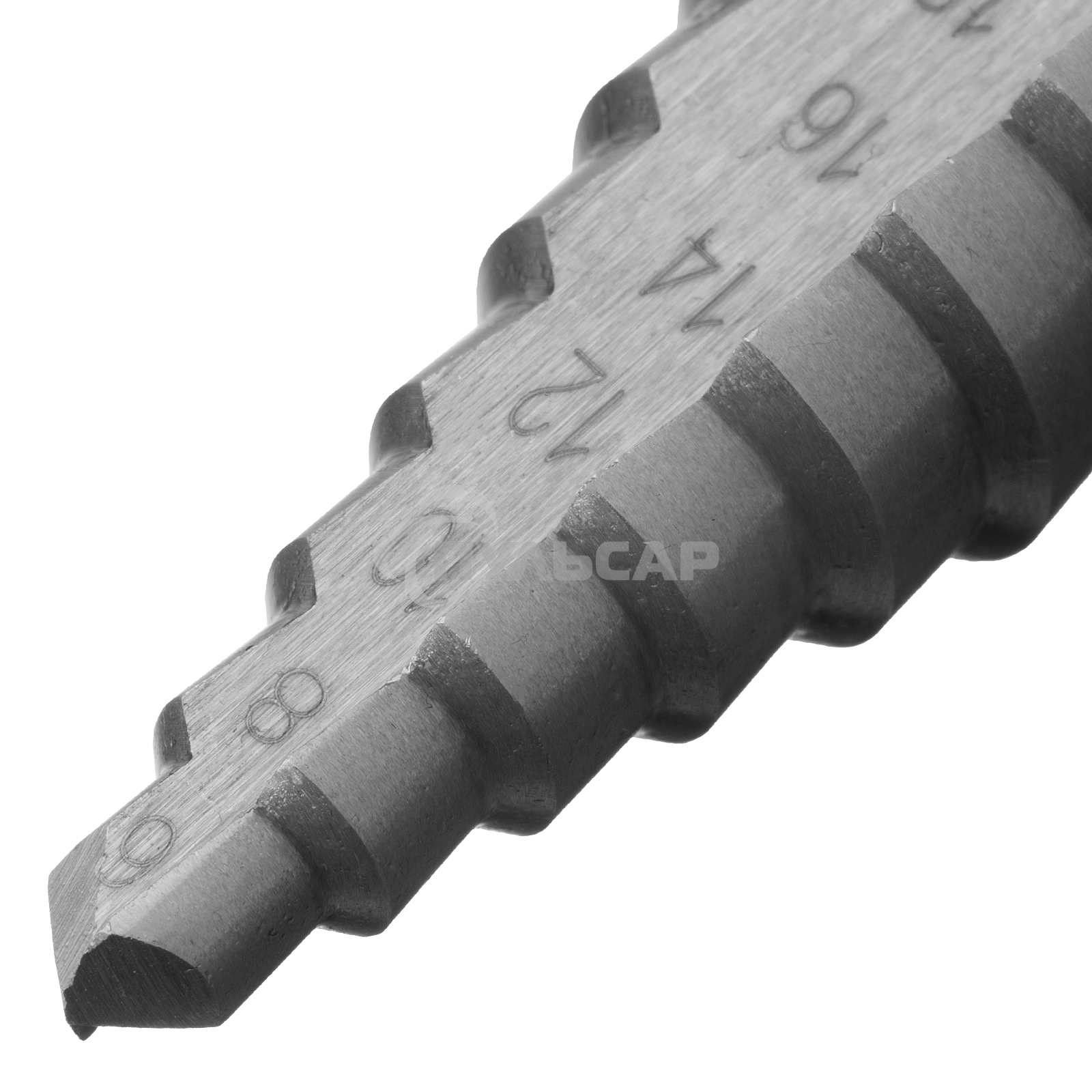 Сверло ступенчатое по металлу Сибртех 6-8-10-12-14-16-18-20-22-24-26-28-30мм, 4241