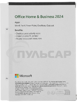 Офисное приложение Microsoft Office Home and Business 2024 English Medialess (EP2-06638)
