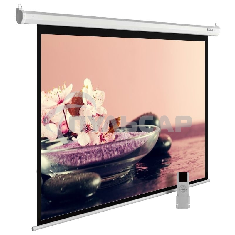 Экран Cactus 270x360см MotoExpert CS-PSME-360x270-WT 4:3 настенно-потолочный рулонный белый (моторизованный привод)