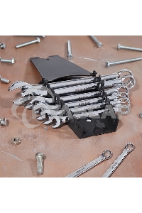 Набор ключей комбинированных Rexant (8-19 мм), 8 шт., CrV, зеркальное хромирование