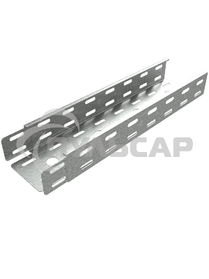Лоток листовой перфорированный 100х50 L3000 сталь 0.55мм LP50х100х0.55 