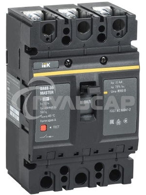 Выключатель автоматический 3п 160А 35кА ВА88-35 MASTER IEK SVA30-3-0160-02