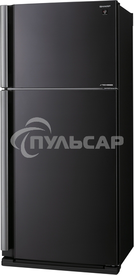 Холодильник Sharp SJ-XE55PMBK черный двухкамерный 388/148 л морозилка сверху