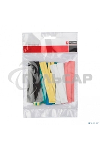 Набор трубок термоусадочных тонкостен. 16/8 (7 цветов по 3шт 100мм) EKF tut-n-16