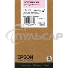 Картридж струйный Epson C13T603C00 светло-пурпурный (220 мл) для Epson St Pro 7800/9800