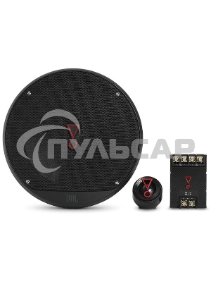 Колонки автомобильные JBL Stage3 607C 250Вт 92дБ 3Ом 16.5см (6 1/2дюйм) (ком.:4кол.) компонентные двухполосные
