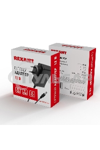 Источник питания 110-220 V AC/12 V DC 1 А 12 W с DC разъемом подключения 5.5х2.1, без влагозащиты (IP23)