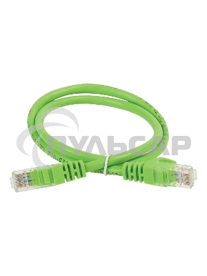 Патч-корд ITK PC02-C5EUL-2M UTP вилка RJ-45-вилка RJ-45 кат.5е 2м зеленый LSZH (уп.:1шт)