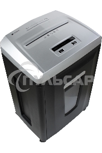 Шредер ГЕЛЕОС УП21-7, DIN P-7 (7 ур-нь секр.), фрагмент 0,8х2мм, 6-7 лист (70г/м2), CD/пл.карты, 23 литра