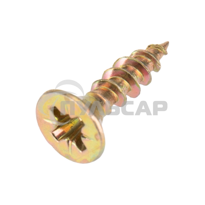 Саморез универсальный KRANZ 4х16, желтый цинк, пакет (1000 шт/уп)