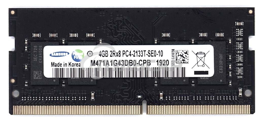 Оперативная память Samsung, DDR4, 4Gb (1x4Gb), 2133MHz, CL15, SO-DIMM, OEM