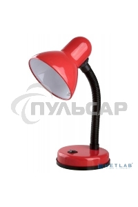 Camelion KD-301 С04 красный (Светильник настольный,230V 60W)