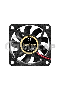 Вентилятор для корпуса ExeGate EX06015B3P черный, 60 мм, 3500 об/мин, 24 дБ, 3 pin