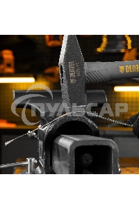 Тиски слесарные Denzel BVH-200, 200 мм, поворотные, стальная направляющая, с наковальней