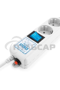 Фильтр-удлинитель PowerCube PRO (SPL(5+1)-16B-P-3M) 3.0 м, LC контур - подавление В/Ч помех, 16А/3,5кВт