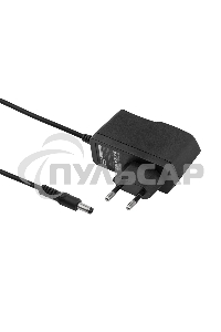Источник питания 110-220 V AC/12 V DC 1 А 12 W с DC разъемом подключения 5.5х2.1, без влагозащиты (IP23)