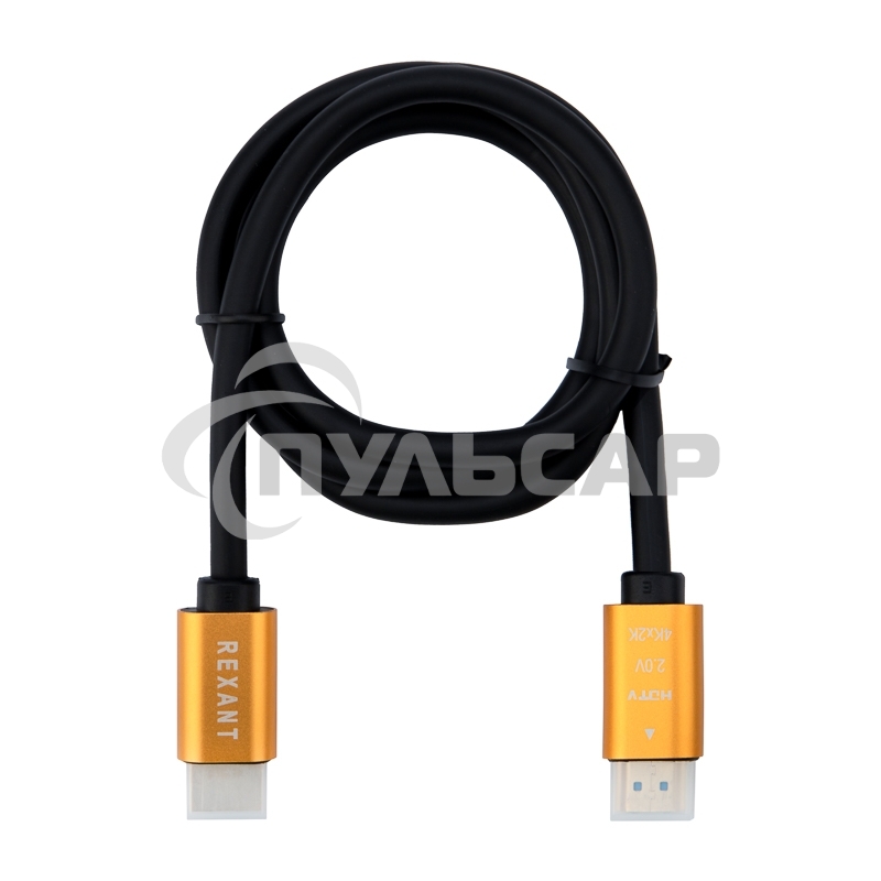 Кабель Rexant HDMI - HDMI 2.0 длина 1 метр (GOLD)