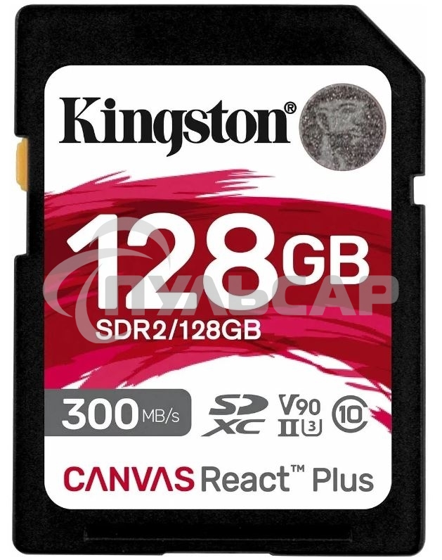 Флеш карта Kingston 128Gb Canvas React Plus SDXC UHS-II 300R/260W U3 V90