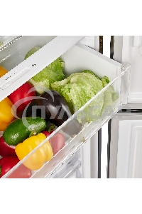 Холодильник Maunfeld MFF200NFSB10 Inverter черный двухкамерный 271/106 л морозилка снизу, NoFrost