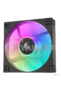 Вентилятор для корпуса DEEPCOOL FD12 черный, 120 мм, 2050 об/мин, 26.9 дБ, 4 pin