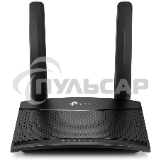 Роутер беспроводной TP-Link TL-MR100 N300 10/100BASE-TX/4G(3G) cat.4 черный