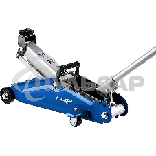 Домкрат ЗУБР 43052-2-Kгидравлический подкатной t50 2т 130-380мм в кейсе профессионал