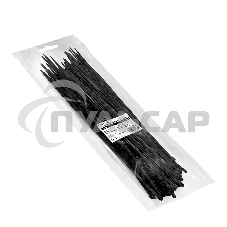 Стяжка (хомут) нейлоновая ExeGate EX293128RUS CV66-450x4.8B (нейлон 6.6, 450x4.8мм, неоткрывающаяся, halogen free, -40°C - +85°C, черная, 100 шт)