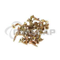 Саморез универсальный KRANZ 4х16, желтый цинк, пакет (1000 шт/уп)