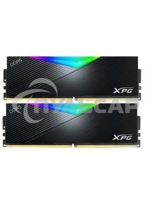 Оперативная память XPG Lancer RGB, DDR5, 64Gb (2x32Gb), 6000MHz, CL30, DIMM, с радиаторами, RGB, черный