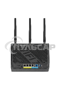 Маршрутизатор ASUS RT-BE86U, черный/красный, 90IG08W0-MO9A0V