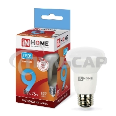 Лампа светодиодная LED-R63-VC 9Вт 230В E27 4000К 810лм IN HOME 4690612024325