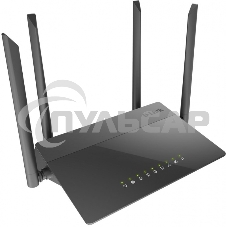 Маршрутизатор беспроводной D-Link DIR-841/RU/A1B, Wireless AC1200 Dual-Band Router with 1 10/100/1000Base-T WAN port and 410/100Base-TX LAN ports.802.11b/g/n compatible, 802.11AC up to 866Mbps,1 10/100/1000Base-T WAN port, 4