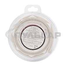 Трубка термоусаживаемая 6.0/3.0мм бел. ролик 2.44м Rexant 29-0031