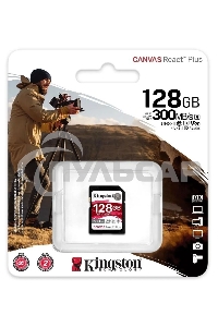 Флеш карта Kingston 128Gb Canvas React Plus SDXC UHS-II 300R/260W U3 V90