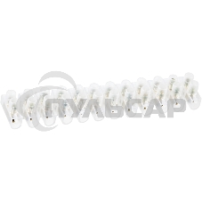 Колодка клеммная Navigator 6х25кв.мм 12пар NTB-UPE-S12-60/WH полиэтилен бел. Колодка клеммная Navigator 6х25кв.мм 12пар NTB-UPE-S12-60/WH полиэтилен бел.