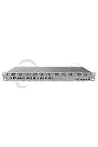 Маршрутизатор MikroTik RouterBOARD 1100Dx4 with Annapurna Alpine AL21400 Cortex A15 CPU (4-cores, 1.4GHz per core), 1Gb RAM, 13xGbit LAN, 60Gb M.2 drive, RouterOS L6, 1U rackmount case, Dual PSU
