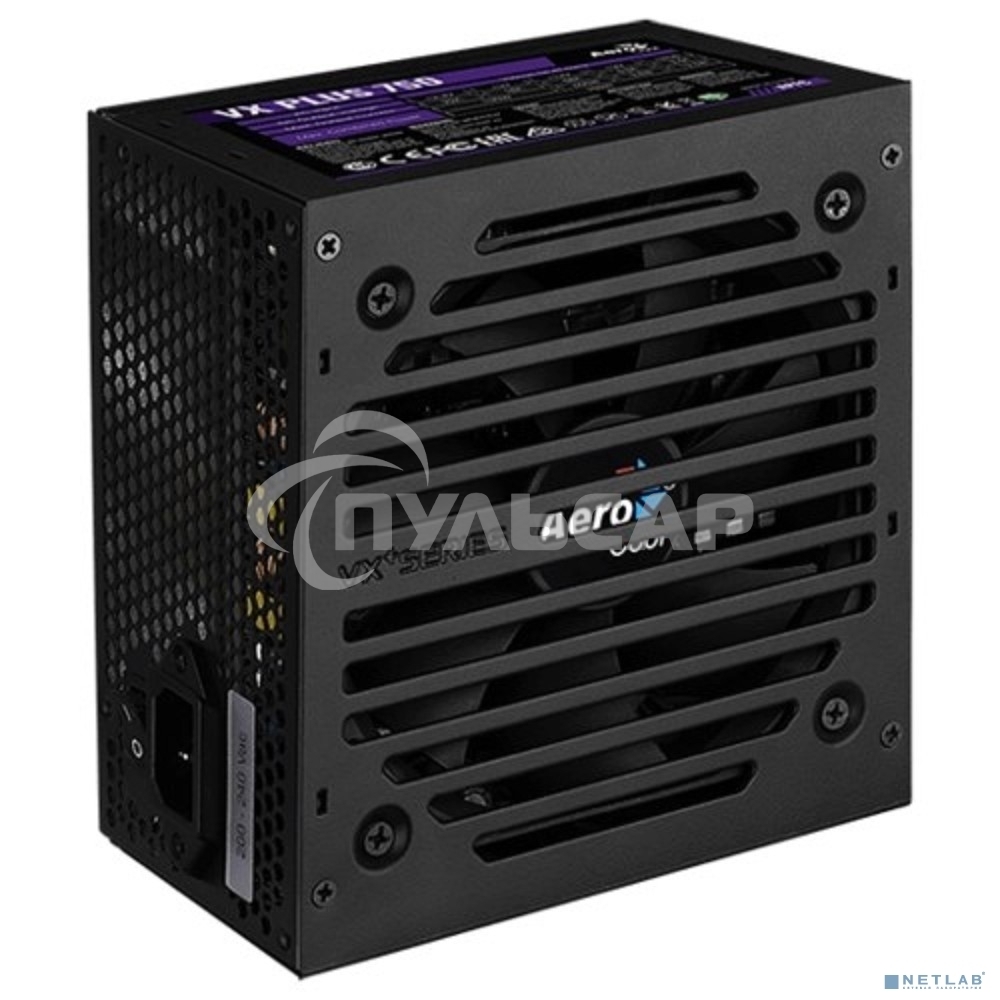 Блок питания Aerocool / Formula VX-750 PLUS, 750Вт 120мм, черный