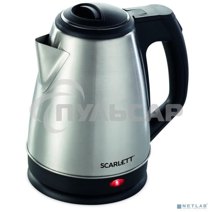 Чайник электрический Scarlett SC-EK21S25 1.5л. 1350Вт серебристый (корпус: нержавеющая сталь)