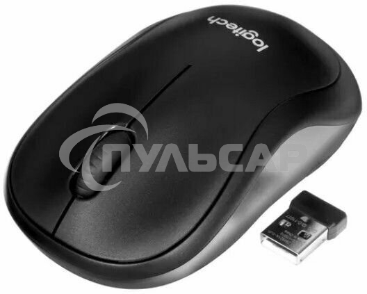 Мышь беспроводная Logitech B220 Silent черный, 1000 dpi, радиоканал, USB, кнопки - 3