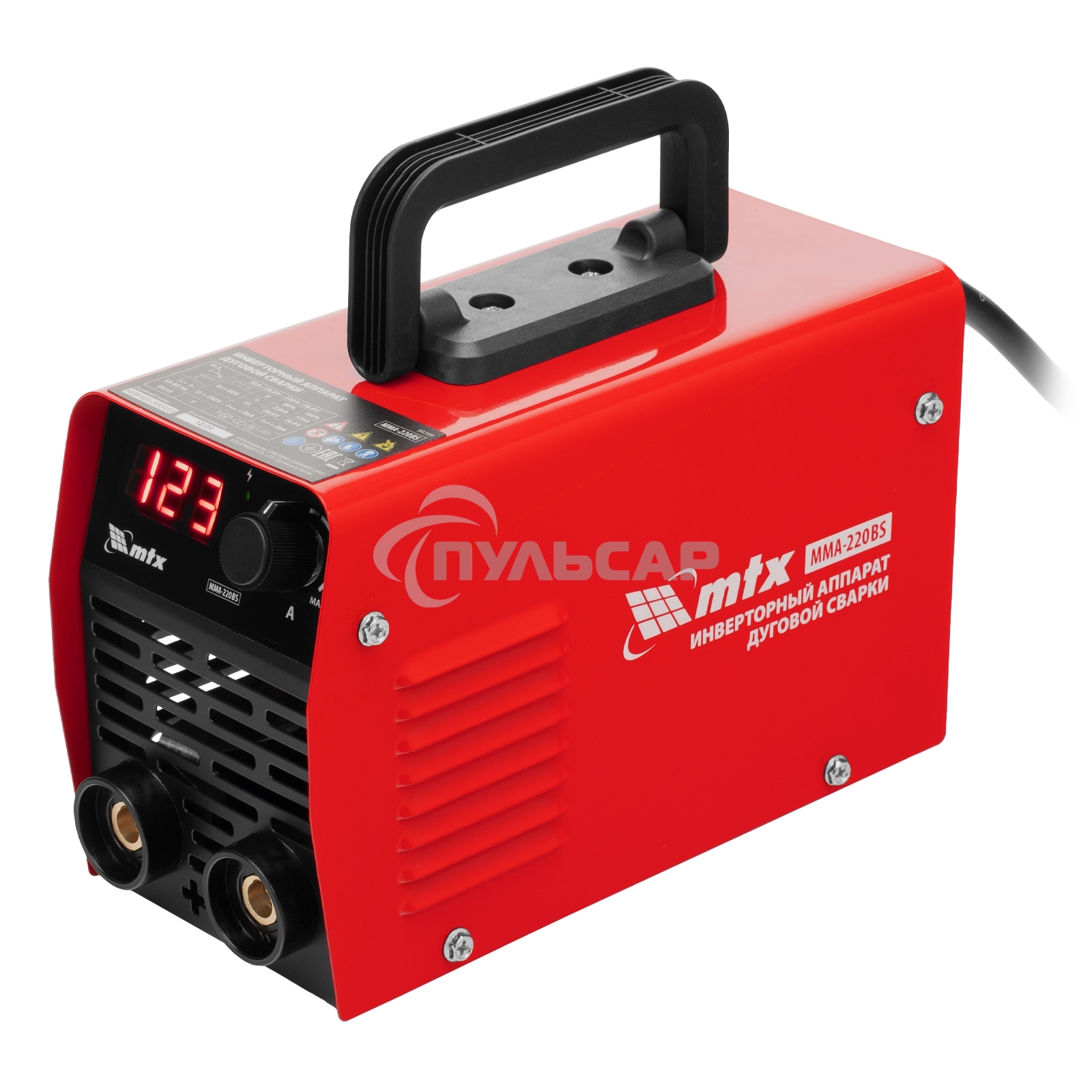 Инверторный аппарат дуговой сварки MMA-220BS, 220 А, ПВ 60% MTX