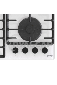 Газовая варочная панель Gorenje GT642SYW, 4 конфорки, закаленное стекло, белый
