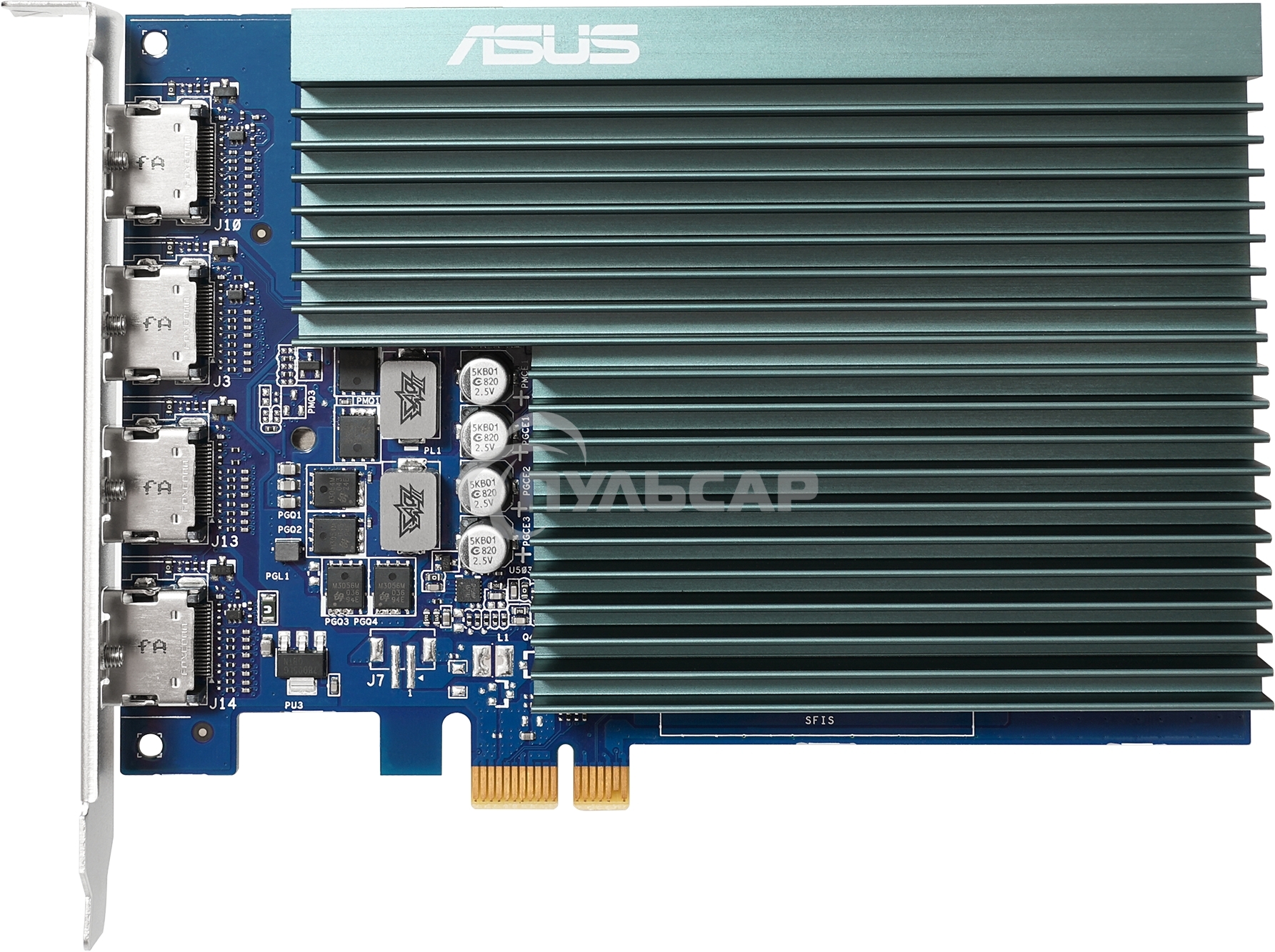 Видеокарта Asus GT730-4H-SL-2GD5 NVIDIA GeForce GT 730 2Gb GDDR5 902/5010 HDMIx4 HDCP Ret
