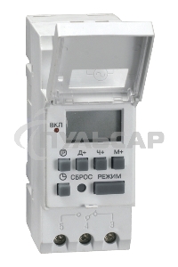 Таймер ТЭ15 цифровой 16А 230В на DIN-рейку ИЭК