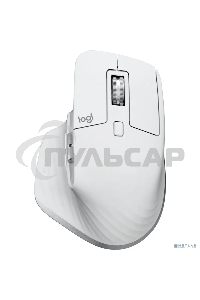 Мышь беспроводная Logitech MX Master 3s светло-серый, 8000 dpi, радиоканал, Bluetooth, USB, кнопки - 7