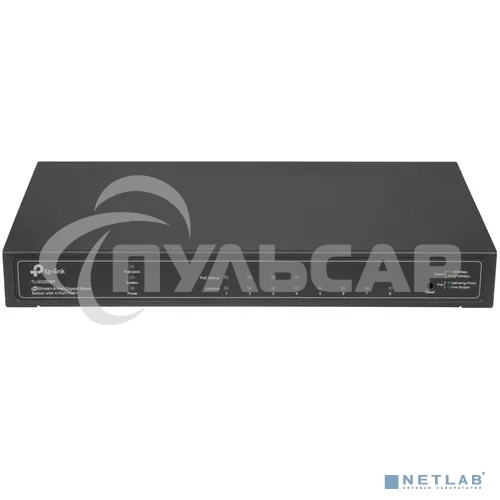 Коммутатор TP-Link JetStream 8-Port Gigabit Smart Switch with 4-Port PoE+, 4× Gigabit PoE+ Ports, 802.3at/af, 62 W PoE Power, Desktop Steel CaseIntegration with Omada SDN Controller, 802.1Q VLAN, STP/RSTP/MSTP, IGMP Snooping, 802.1p/DSCP QoS, ACL, 802.1x,