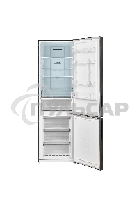 Холодильник Maunfeld MFF200NFSB10 Inverter черный двухкамерный 271/106 л морозилка снизу, NoFrost