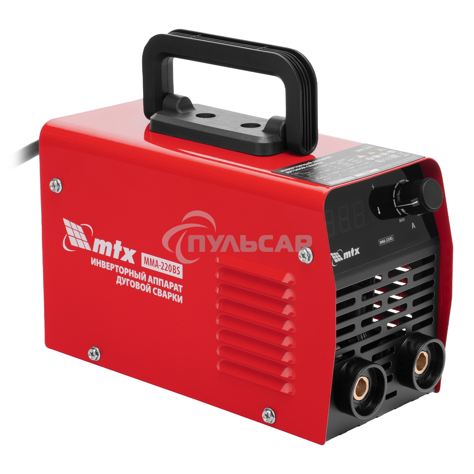 Инверторный аппарат дуговой сварки MMA-220BS, 220 А, ПВ 60% MTX