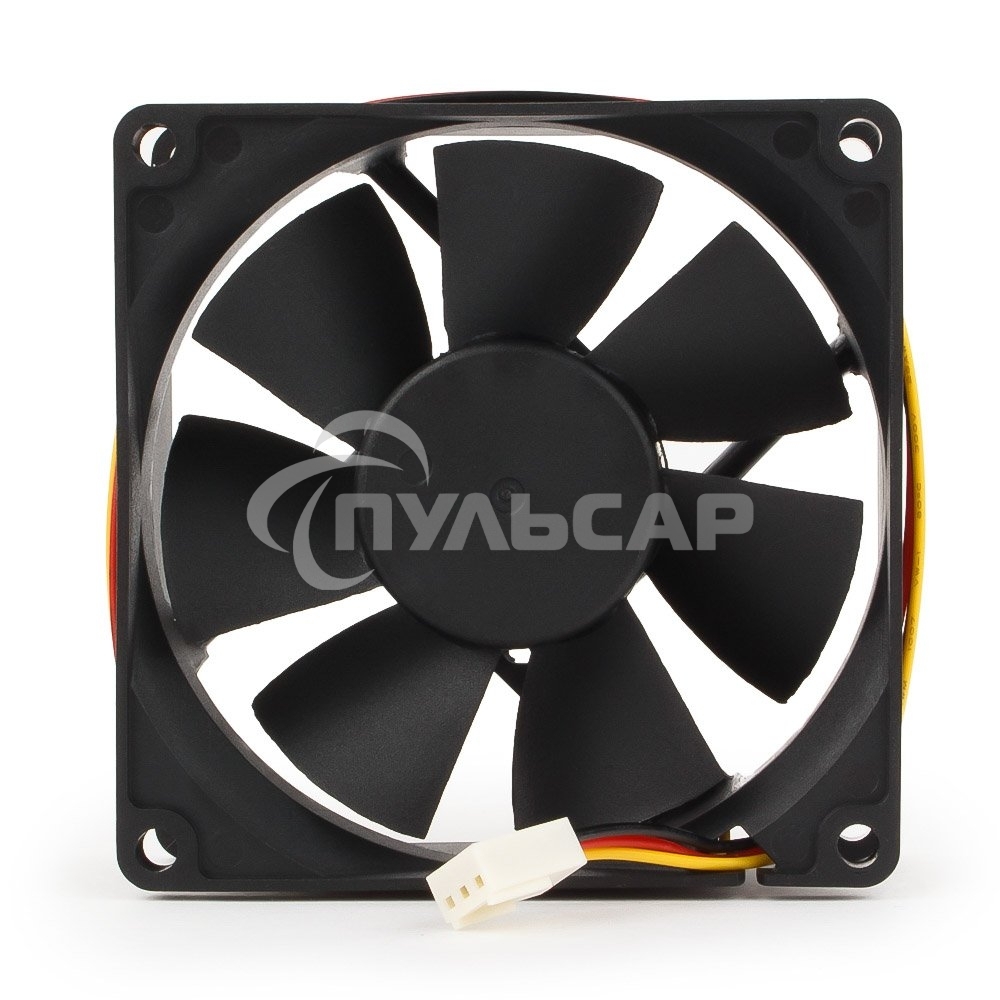 Вентилятор для корпуса Gembird FANCASE/BALL-3100 черный, 80 мм, 3100 об/мин, 38.65 дБ, 3 pin