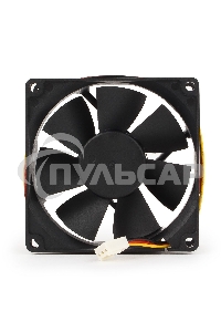 Вентилятор для корпуса Gembird FANCASE/BALL-3100 черный, 80 мм, 3100 об/мин, 38.65 дБ, 3 pin