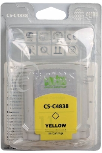 Картридж струйный Cactus CS-C4838 желтый (29 мл) для №11 HP 2000/2500/1000/1100/1200